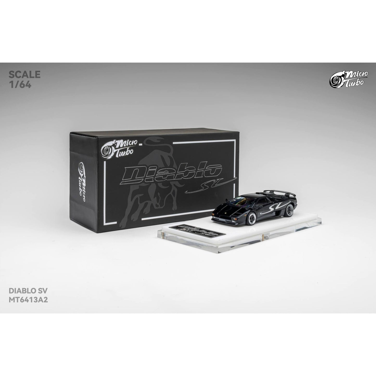 MicroTurbo - Pre-Order - Custom Diablo SV, Metallic Black - MT6413A2