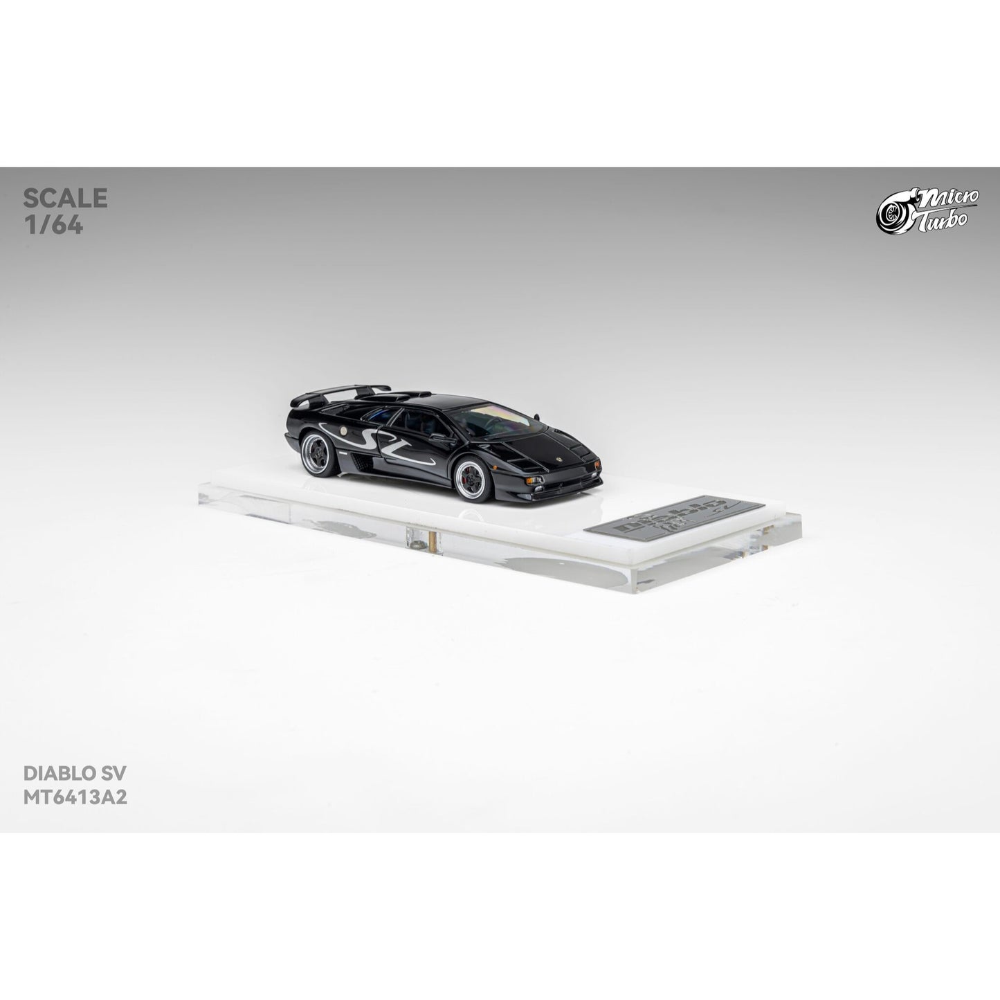 MicroTurbo - Pre-Order - Custom Diablo SV, Metallic Black - MT6413A2