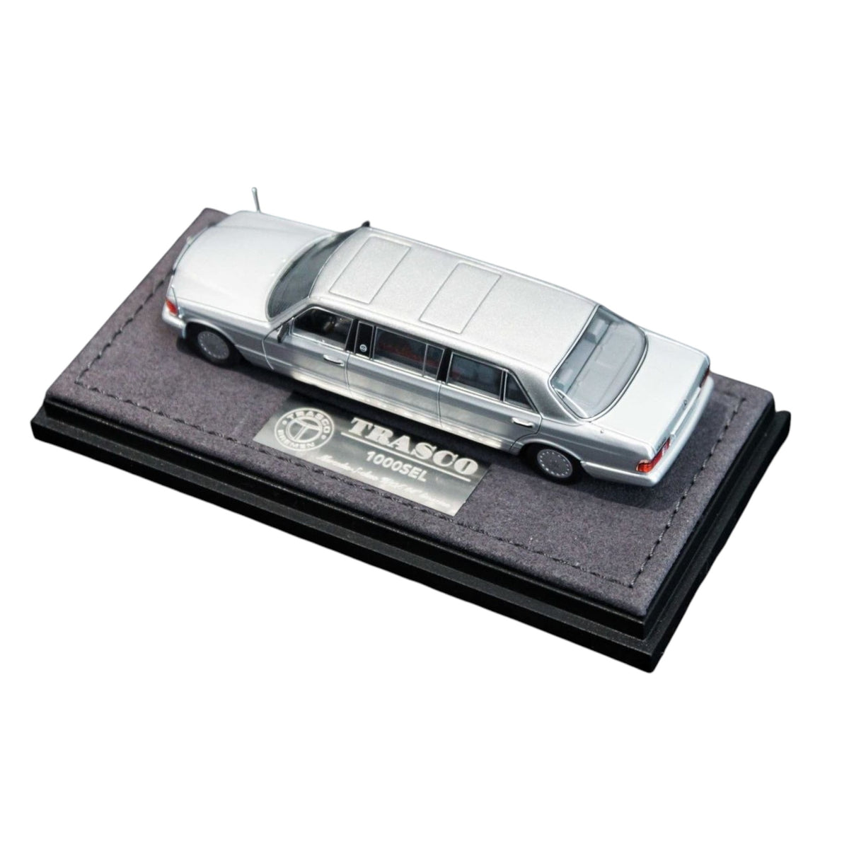 MZS Model - S Class W126 560SEL Limousine, Trasco 1000SEL, silver - MZS64-W126-SIL