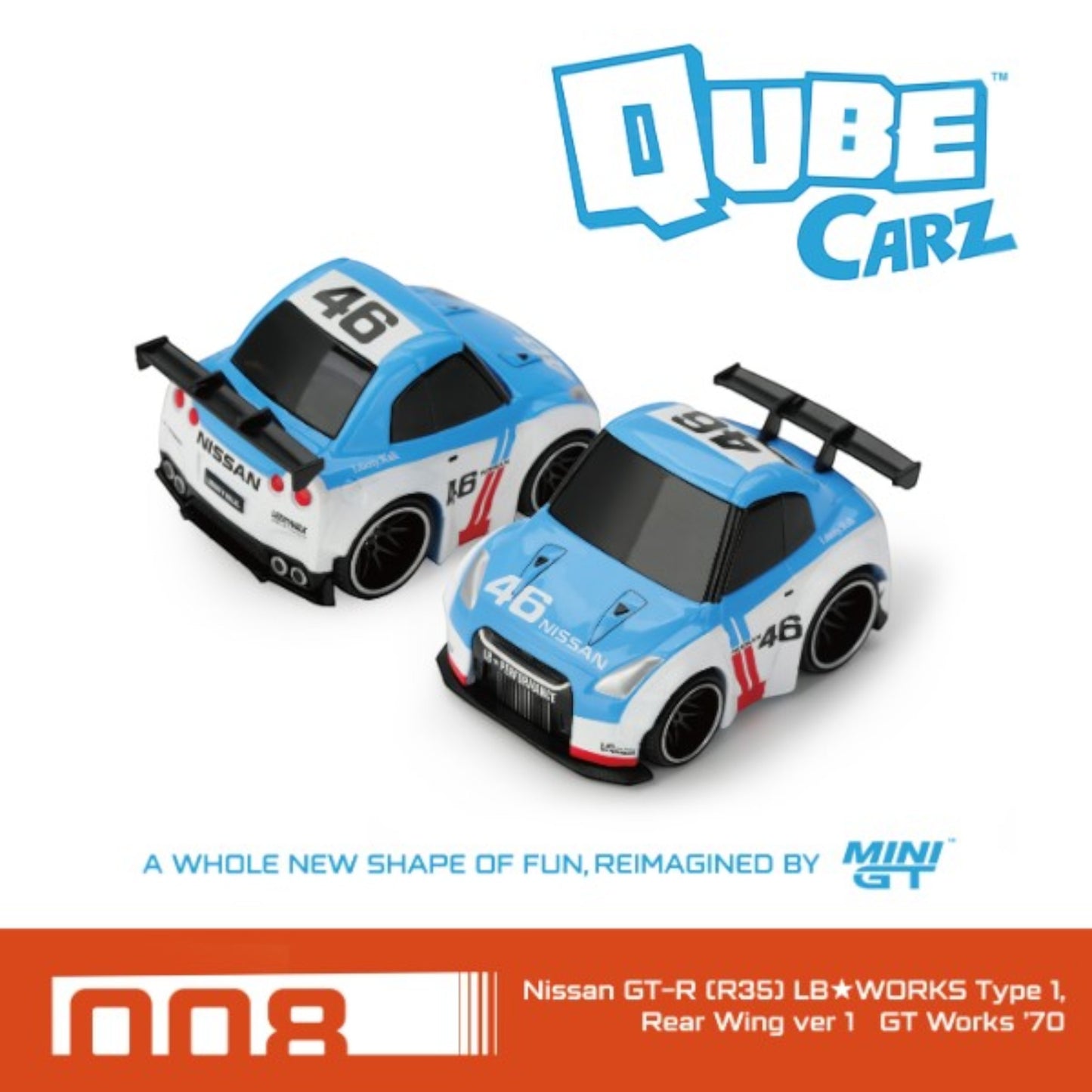 Mini GT - Pre-Order - QubeCarz Kollektion 02 - 007/008/009 - Nissan - 3x Modelle QZ00102-BL QZ00204-BL QZ00302-BL