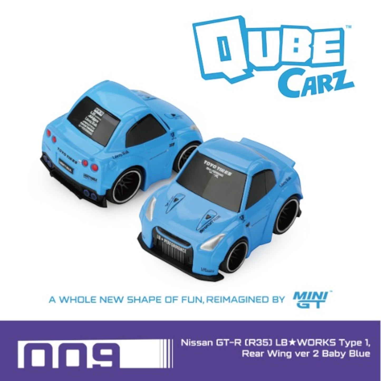 Mini GT - Pre-Order - QubeCarz Kollektion 02 - 007/008/009 - Nissan - 3x Modelle QZ00102-BL QZ00204-BL QZ00302-BL