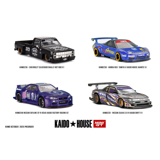 Mini GT Kaido House - Pre-Order Oktober 2025 - KHMG235 / KHMG236 / KHMG238 / KHMG240