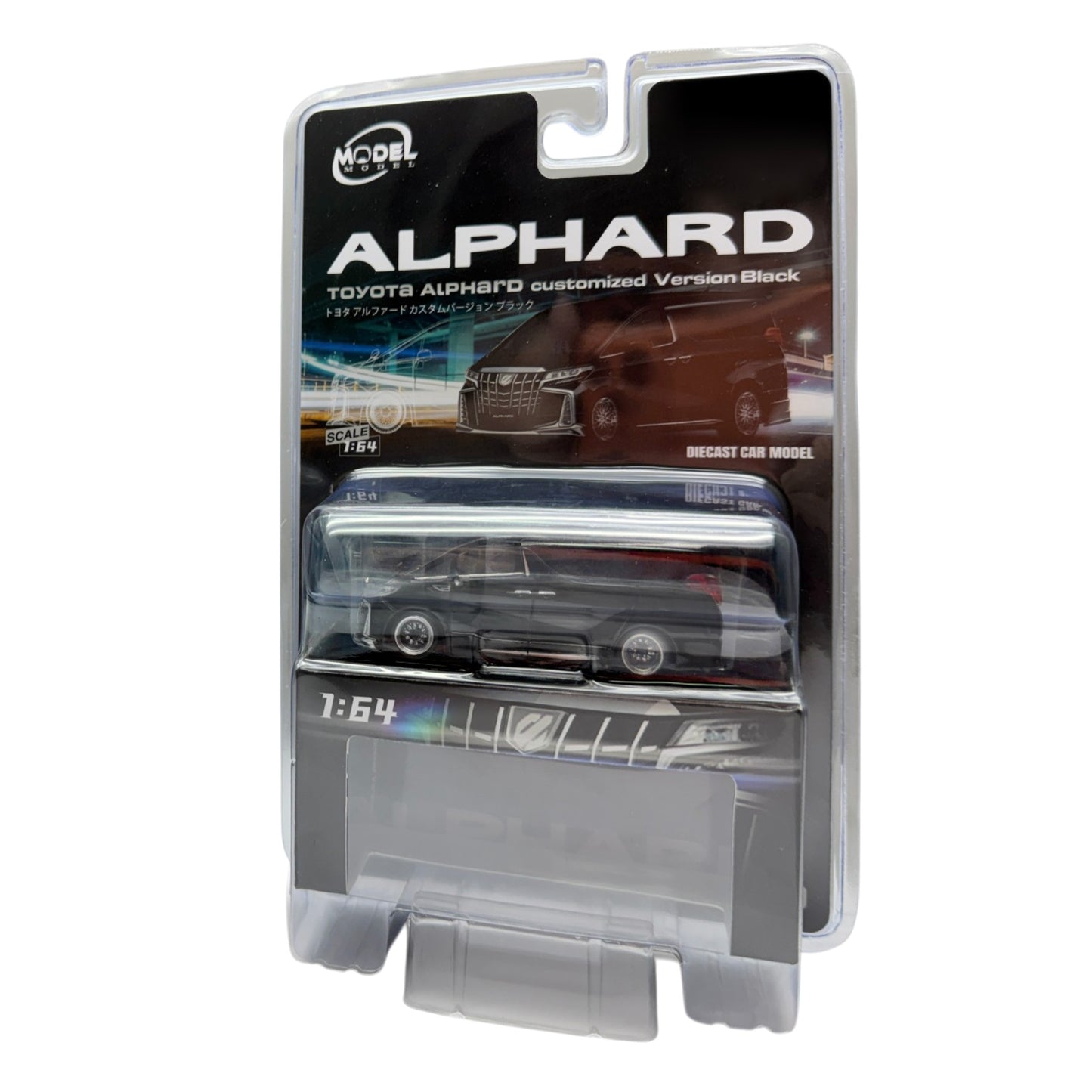 ModelModel - Pre-Order - Toyota Alphard Customized Version, black - MM64-Alphard-001