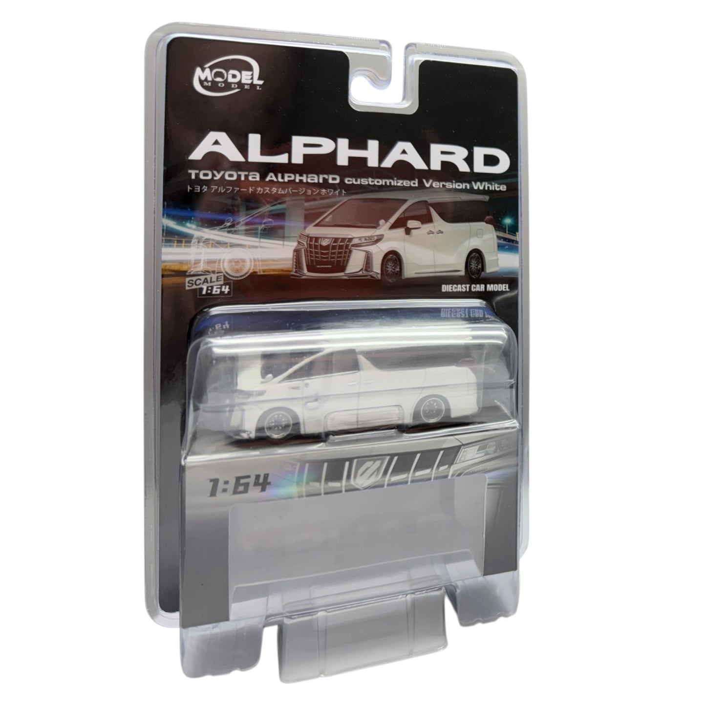 ModelModel - Pre-Order - Toyota Alphard Customized Version, white - MM64-Alphard-002