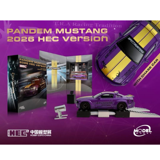 ModelModel - Pre-Order - Pandem Mustang, purple - HEC 2026 Event Model - MM64-PM-HEC2026
