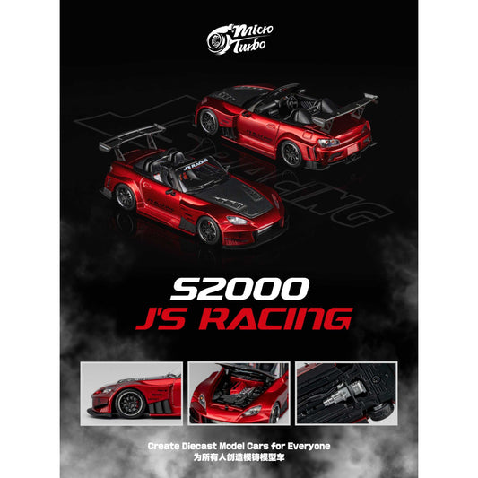 MicroTurbo - Custom S2000 JS Racing - Candy Red - MT6408A6
