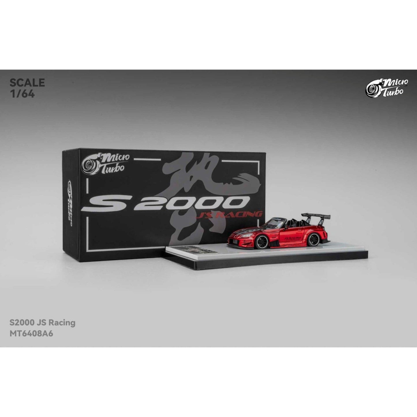 MicroTurbo - Custom S2000 JS Racing - Candy Red - MT6408A6