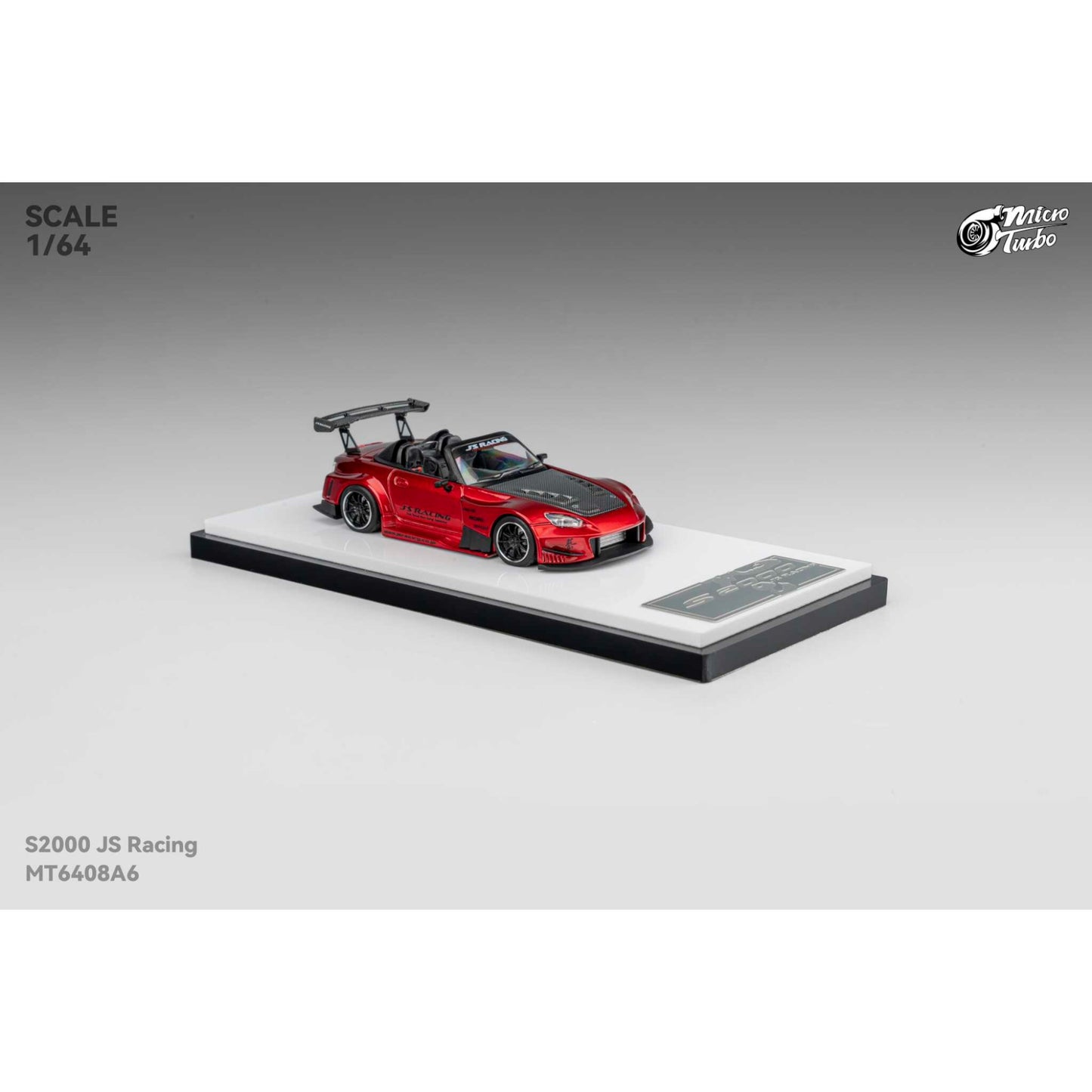 MicroTurbo - Custom S2000 JS Racing - Candy Red - MT6408A6