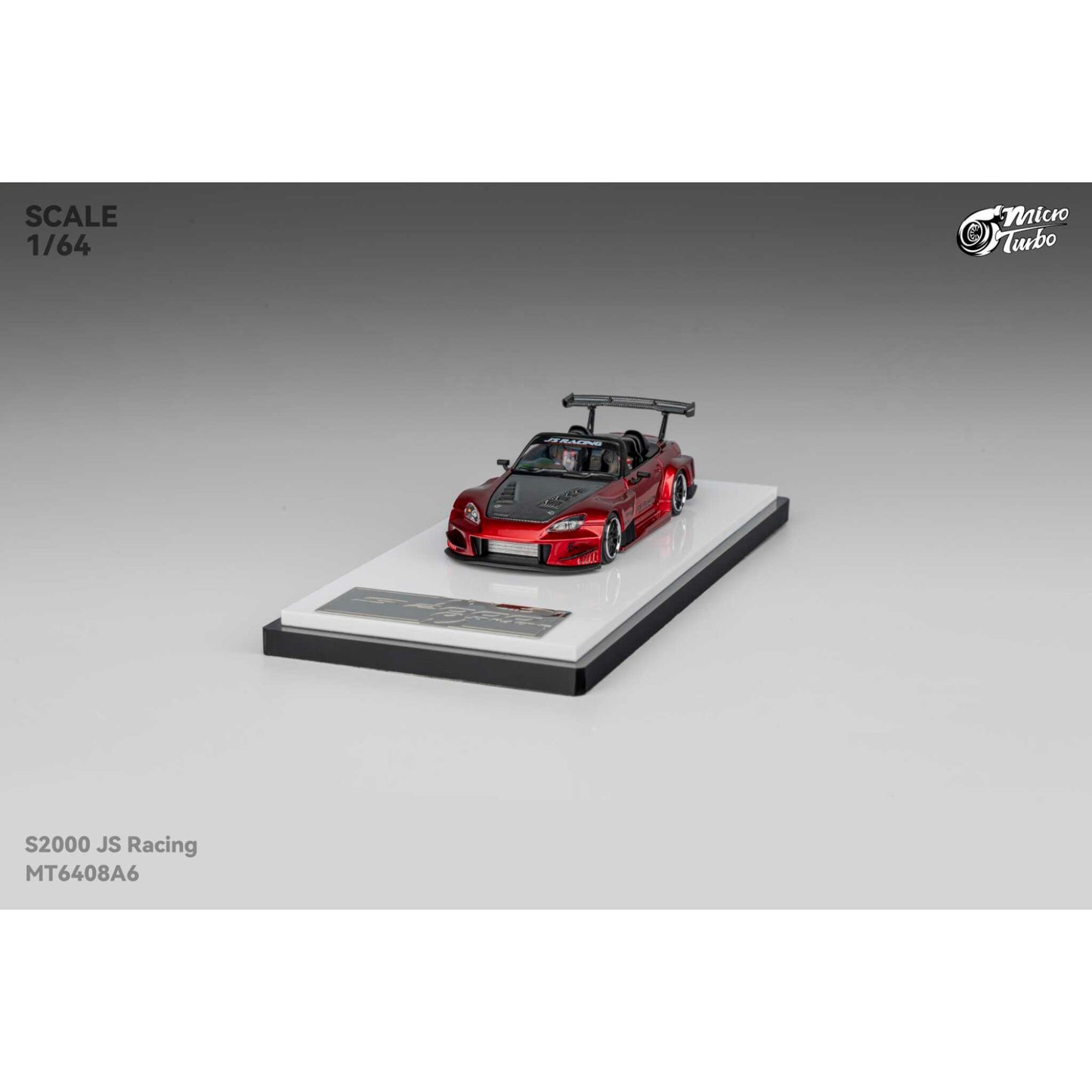 MicroTurbo - Custom S2000 JS Racing - Candy Red - MT6408A6