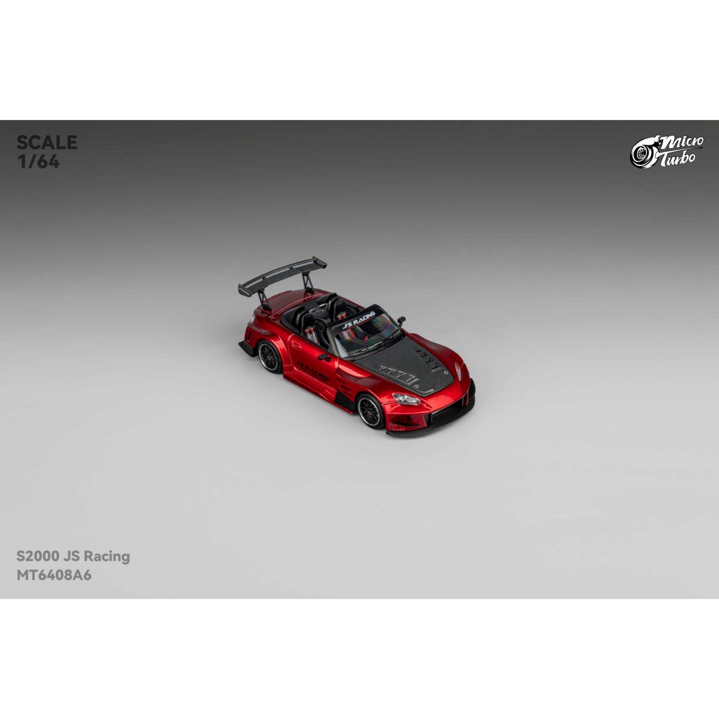 MicroTurbo - Custom S2000 JS Racing - Candy Red - MT6408A6