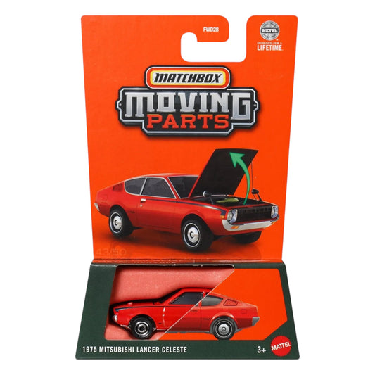 Matchbox 2025 - Pre-Order - Moving Parts - 1975 Mitsubishi Lancer Celeste