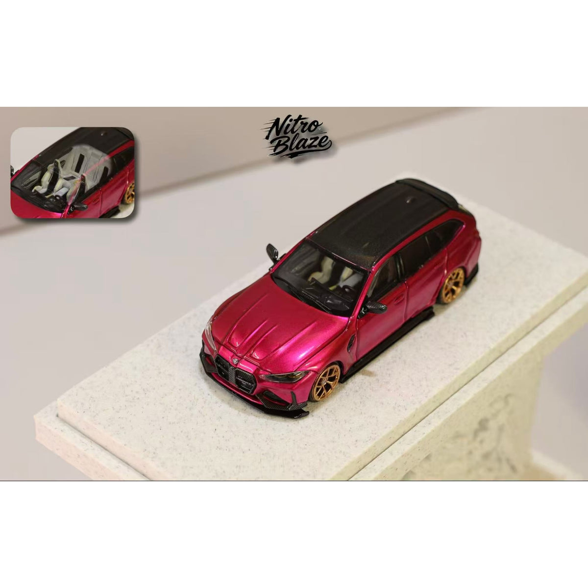NitroBlaze - Pre-Order - BMW G81 M3 Touring - Metallic Rose - NB64-M3T-MR