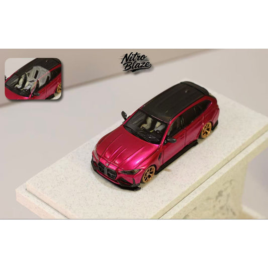 NitroBlaze - Pre-Order - BMW G81 M3 Touring - Metallic Rose - NB64-M3T-MR