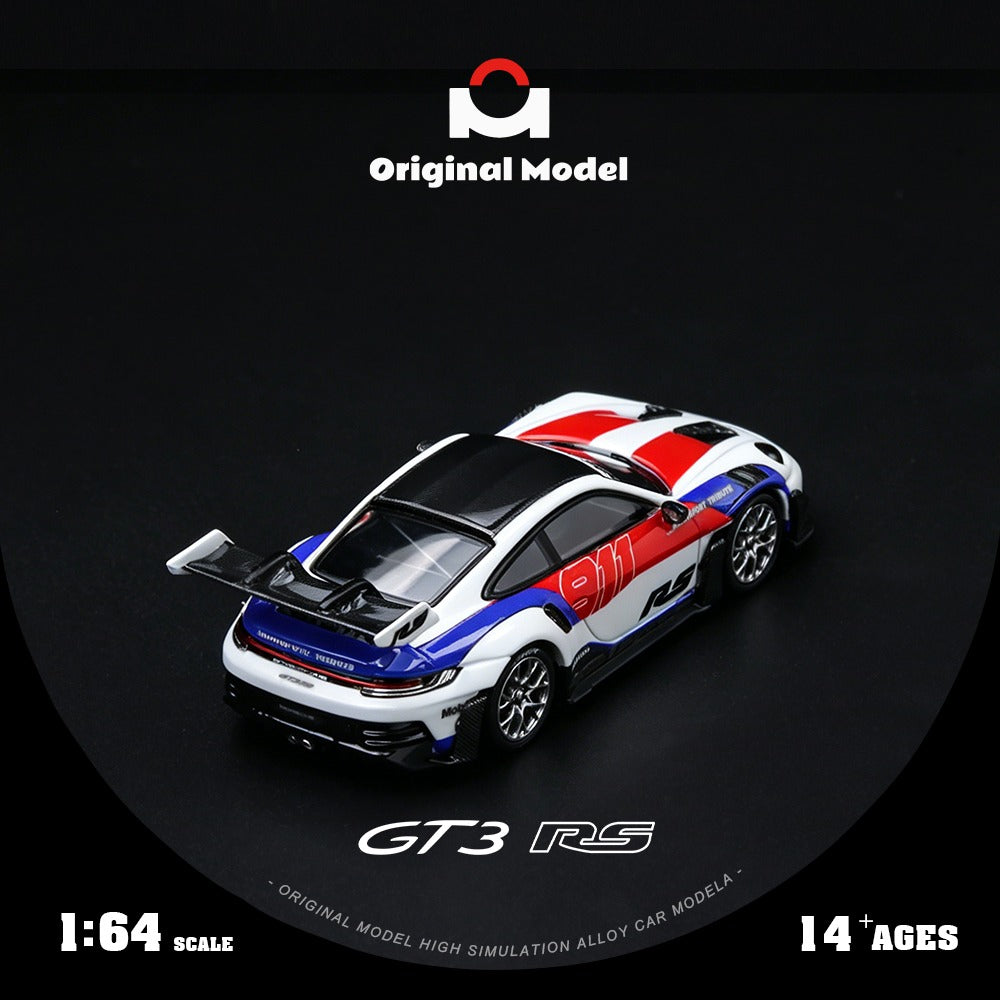 Original Model - Pre-Order - 911 GT3 RS  Red & Blue Embroidery - OM644649