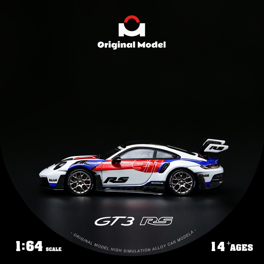 Original Model - Pre-Order - 911 GT3 RS  Red & Blue Embroidery - OM644649