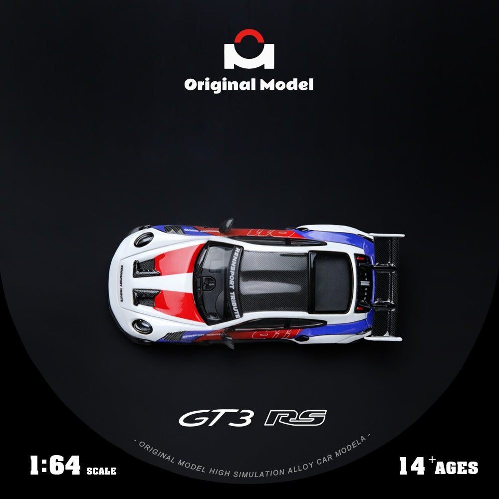 Original Model - Pre-Order - 911 GT3 RS  Red & Blue Embroidery - OM644649