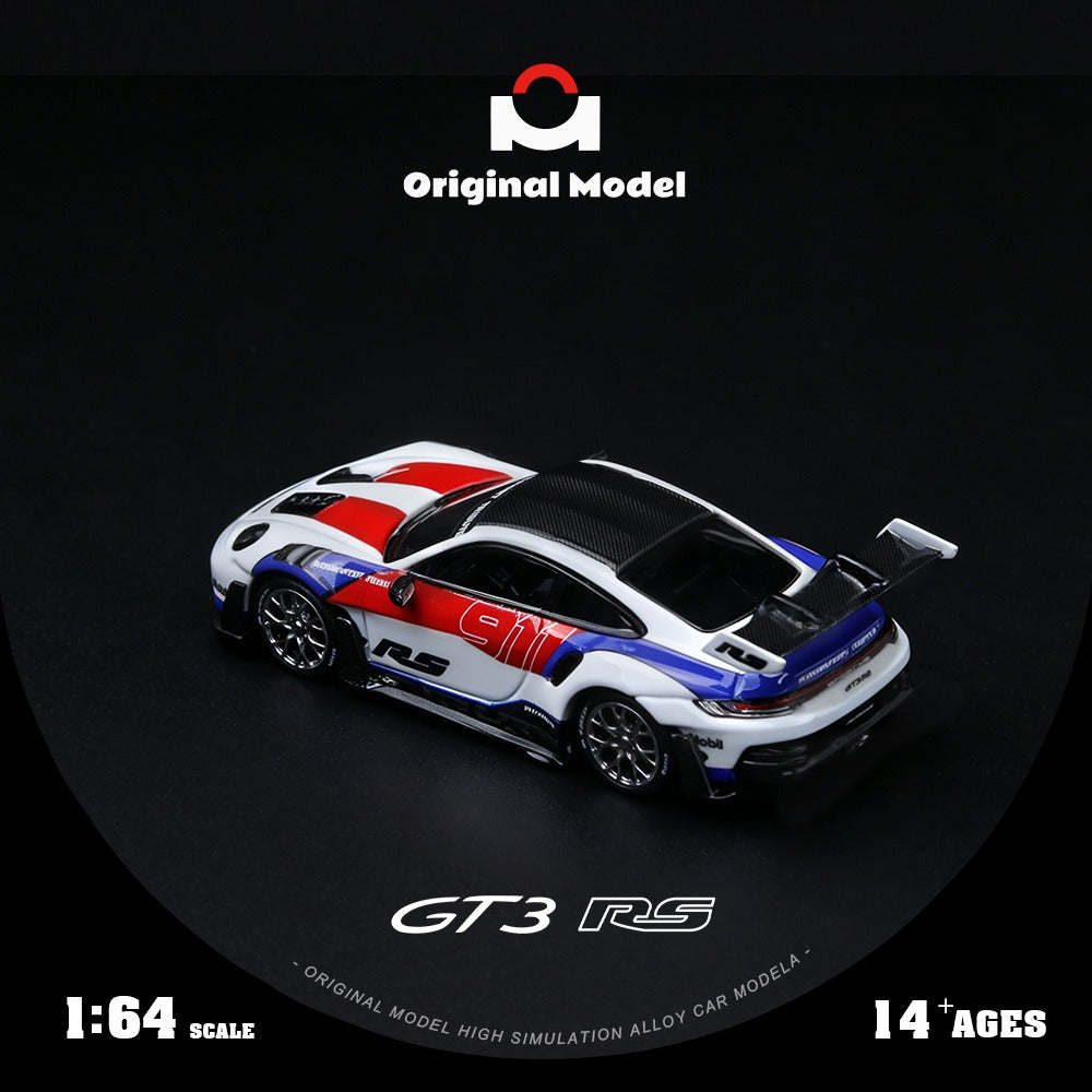 Original Model - Pre-Order - 911 GT3 RS  Red & Blue Embroidery - OM644649