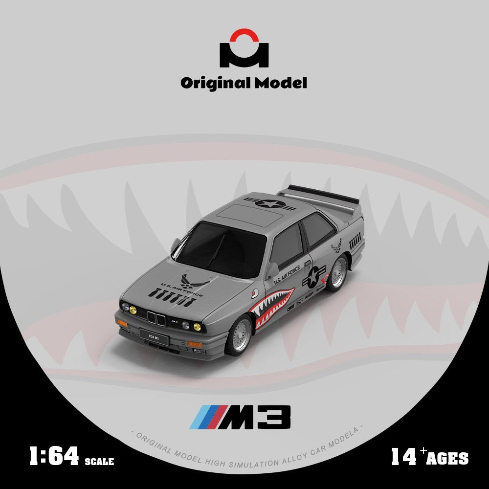 Original Model - Pre-Order - BMW E30 M3 Fighter, matte grey - OM647809