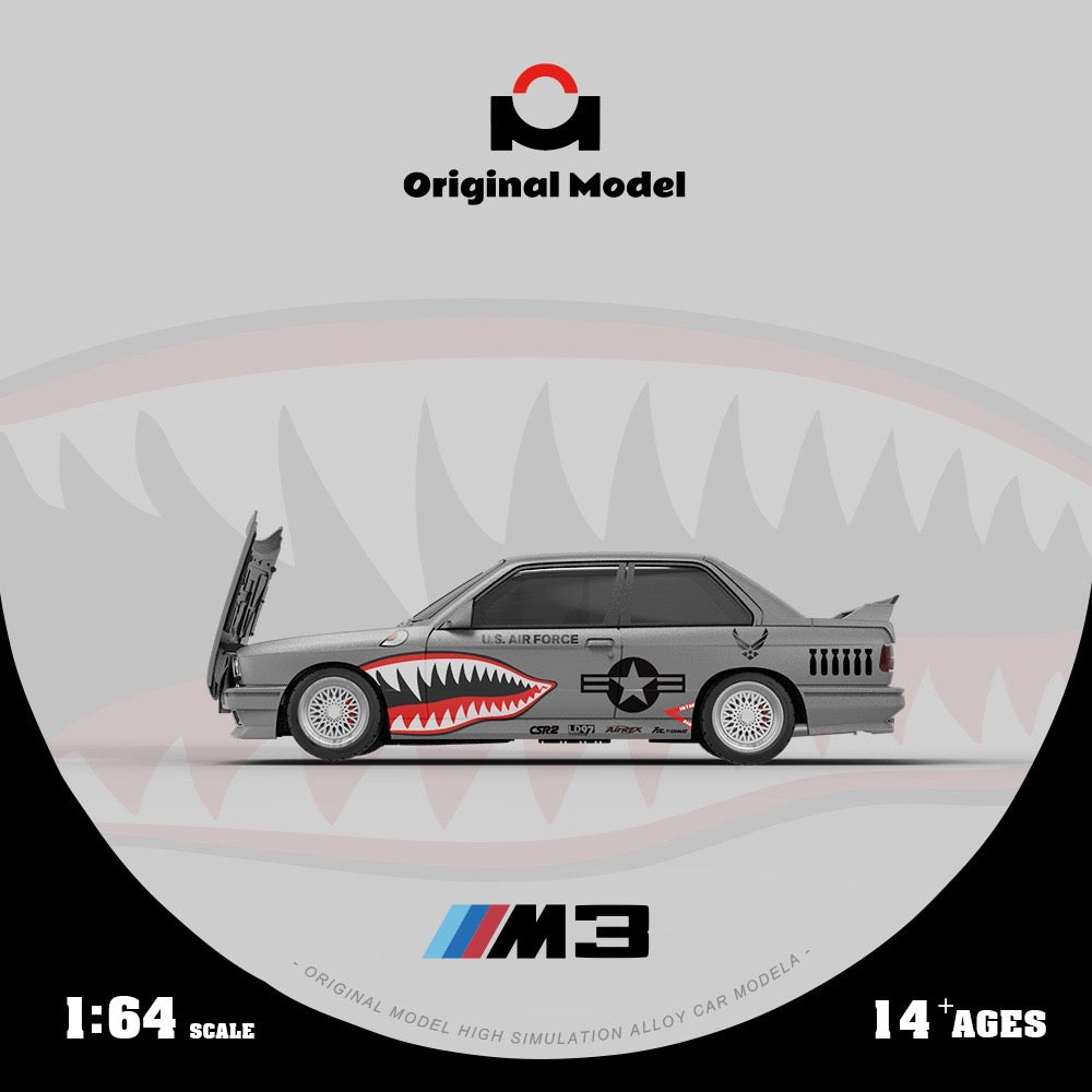 Original Model - Pre-Order - BMW E30 M3 Fighter, matte grey - OM647809