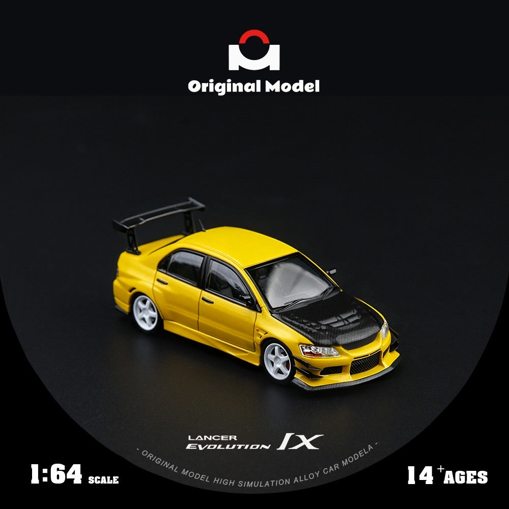 Original Model - Pre-Order - Mitsubishi EVO 9th Generation - Yellow - OM800216