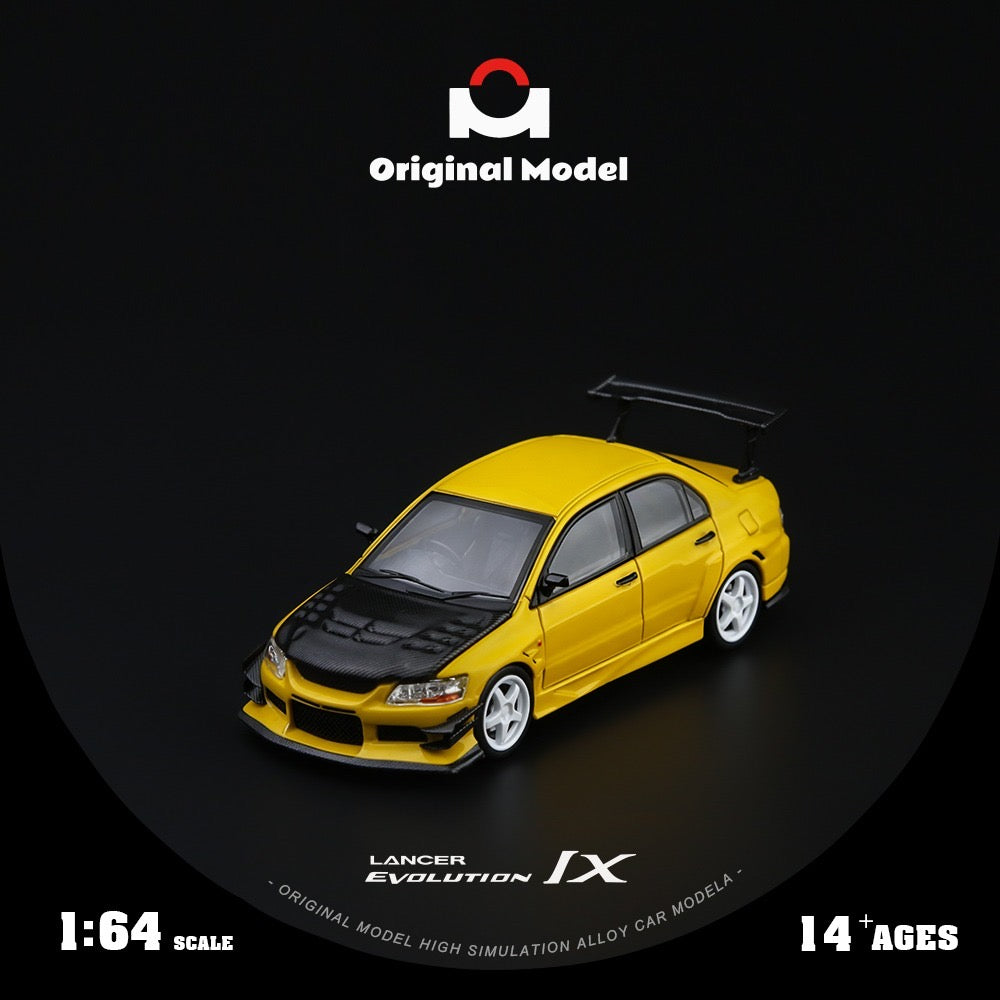 Original Model - Pre-Order - Mitsubishi EVO 9th Generation - Yellow - OM800216