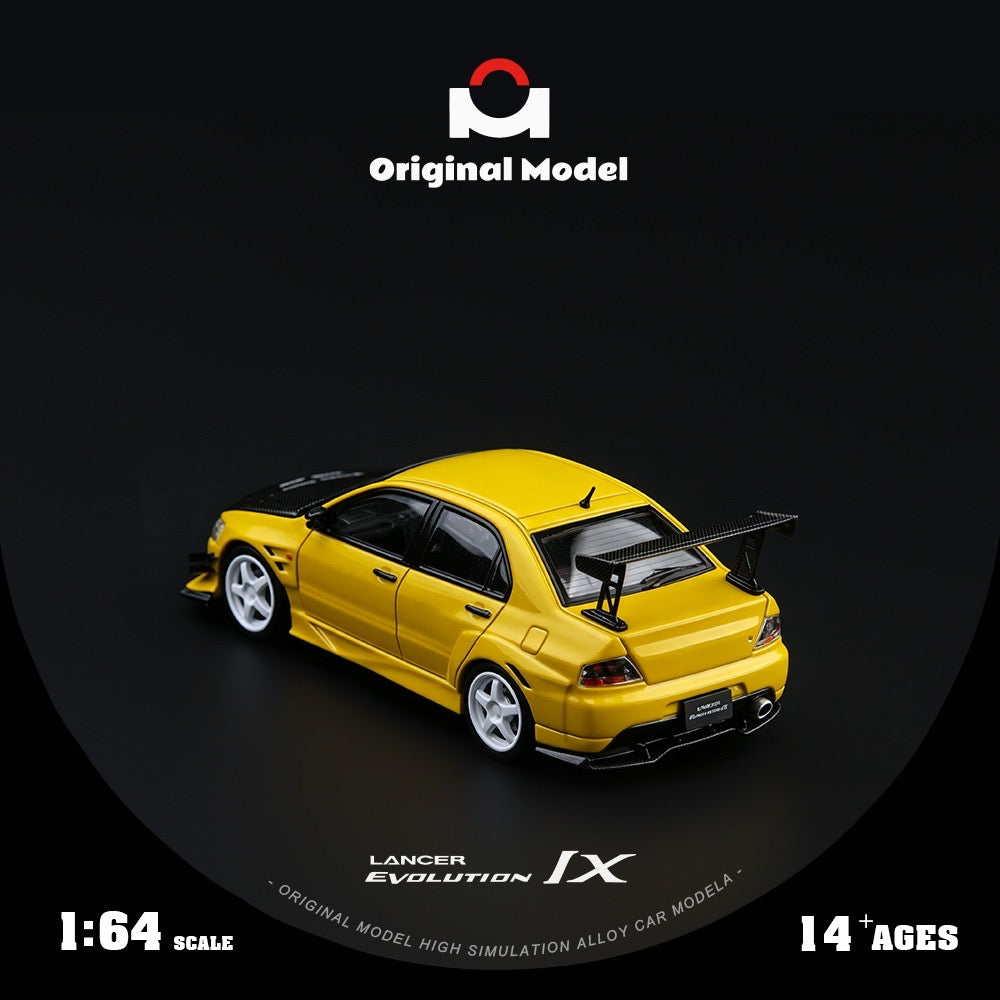 Original Model - Pre-Order - Mitsubishi EVO 9th Generation - Yellow - OM800216