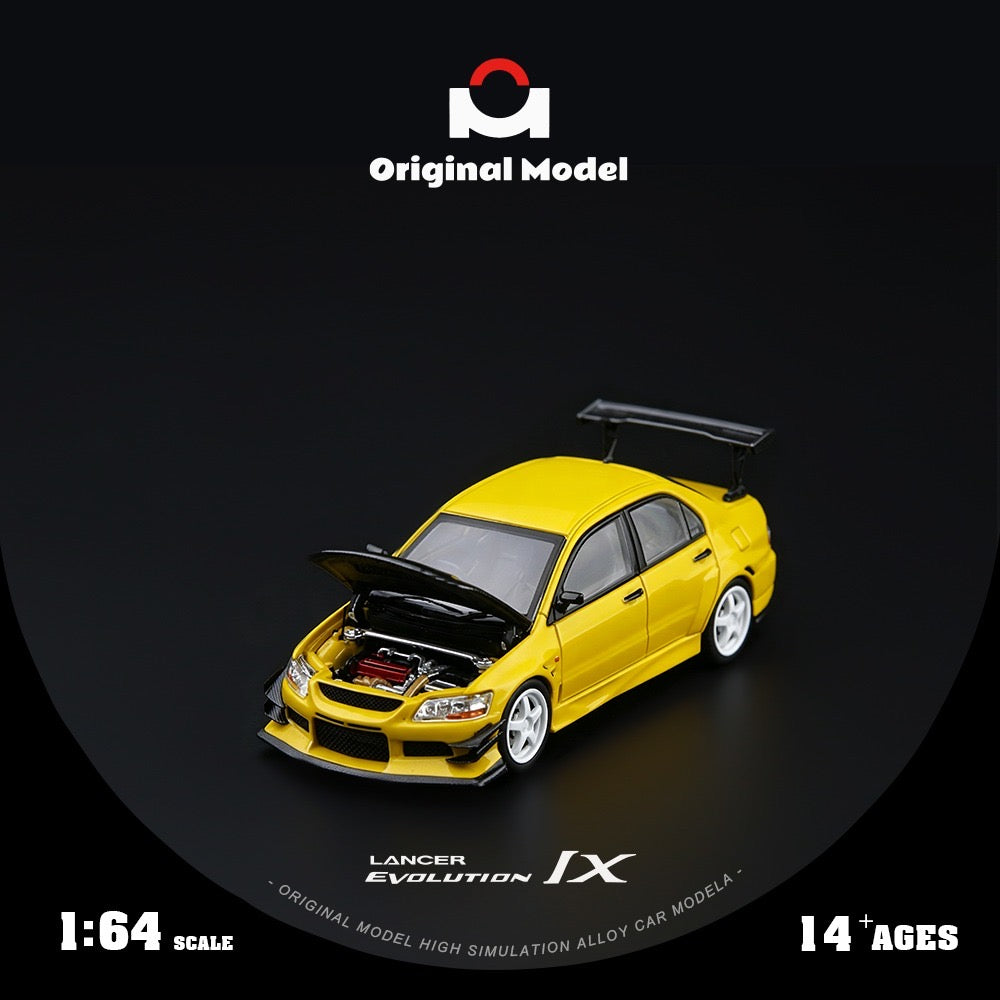 Original Model - Pre-Order - Mitsubishi EVO 9th Generation - Yellow - OM800216