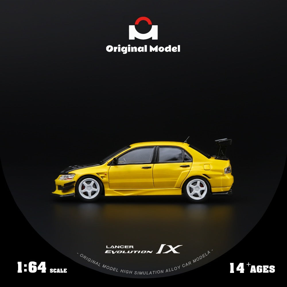 Original Model - Pre-Order - Mitsubishi EVO 9th Generation - Yellow - OM800216