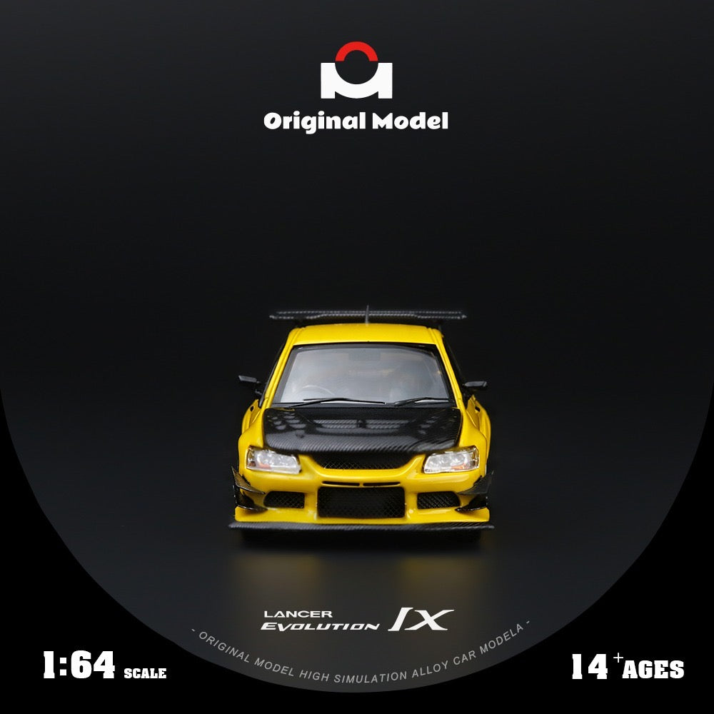 Original Model - Pre-Order - Mitsubishi EVO 9th Generation - Yellow - OM800216