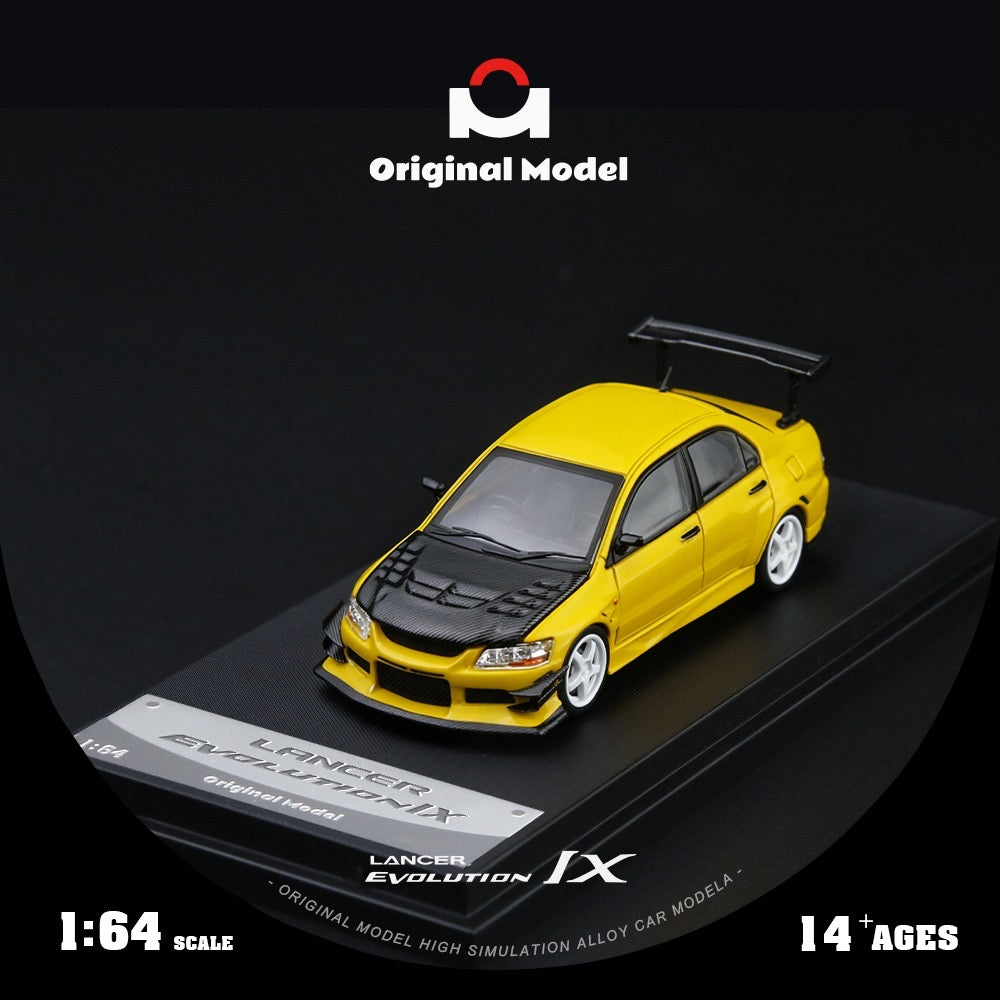 Original Model - Pre-Order - Mitsubishi EVO 9th Generation - Yellow - OM800216