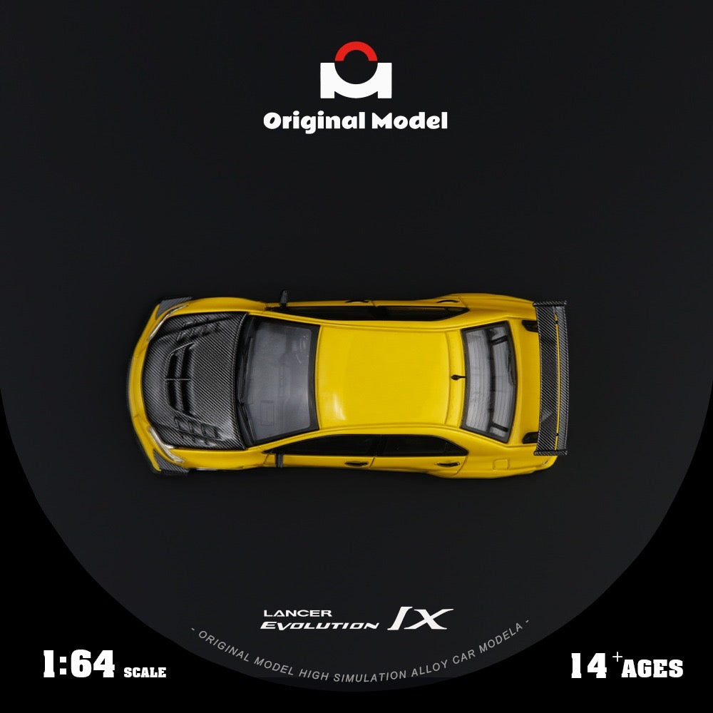 Original Model - Pre-Order - Mitsubishi EVO 9th Generation - Yellow - OM800216