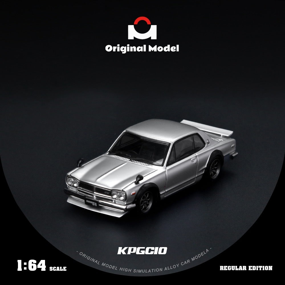 Original Model - Pre-Order - Nissan KPGC10 Silver - OM800801
