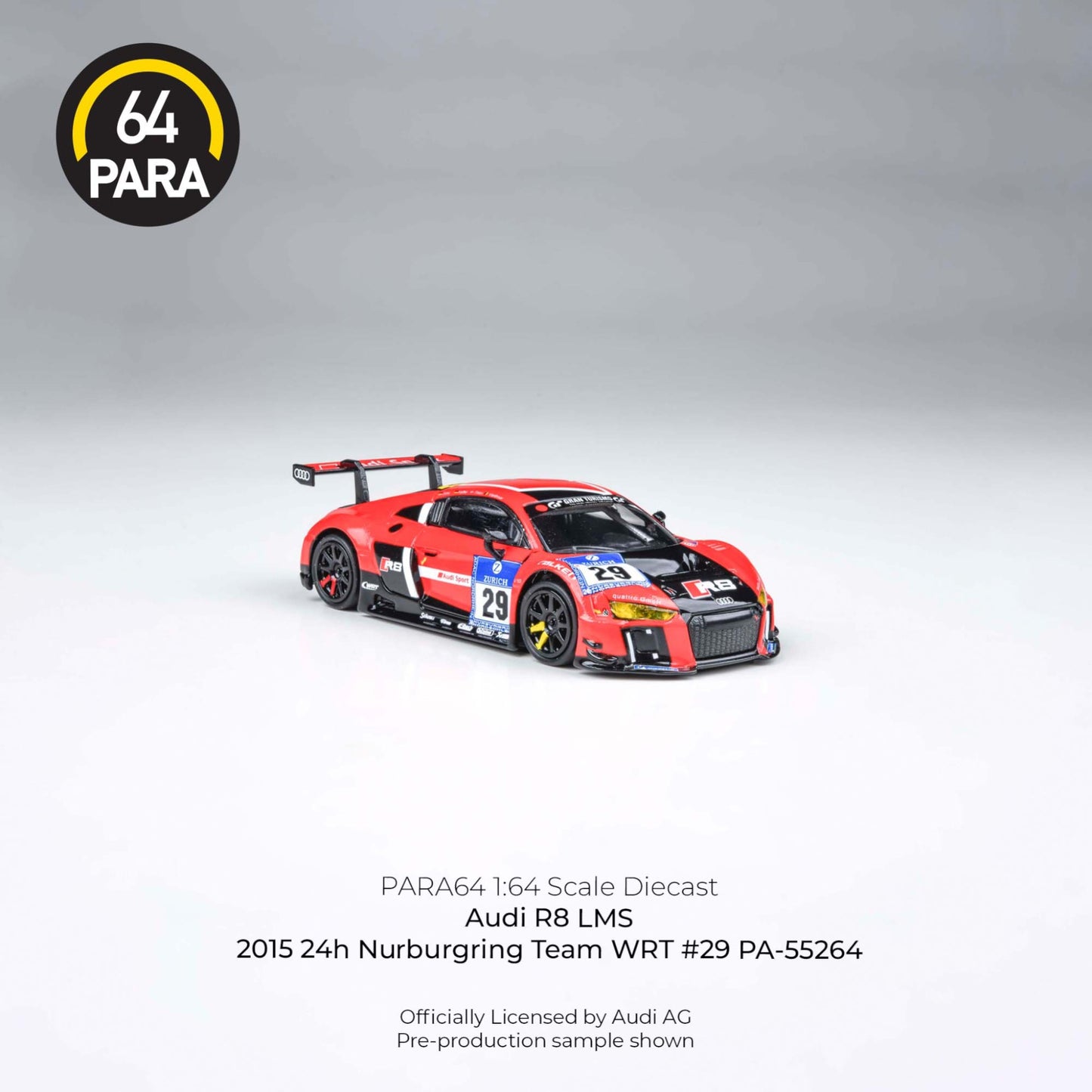 PARA64 - Pre-Order - Audi R8 LMS - 2015 24h Nurburgring Team WRT #29 - PA-55264