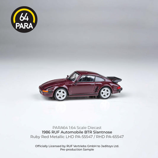 PARA64 - Pre-Order - 1986 RUF Automobile BTR Slantnose, ruby red metallic - PA-55547 (LHD)