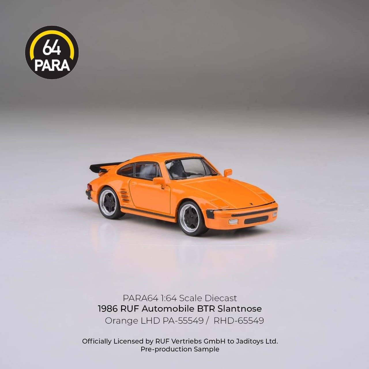 PARA64 - Pre-Order - RUF Automobile BTR Slantnose, orange - PA-55549