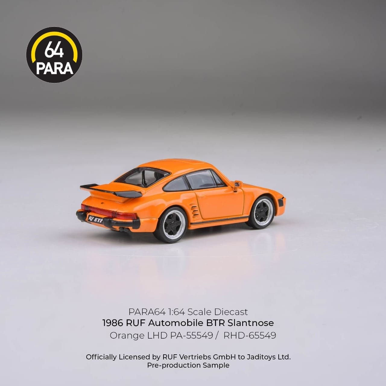 PARA64 - Pre-Order - RUF Automobile BTR Slantnose, orange - PA-55549