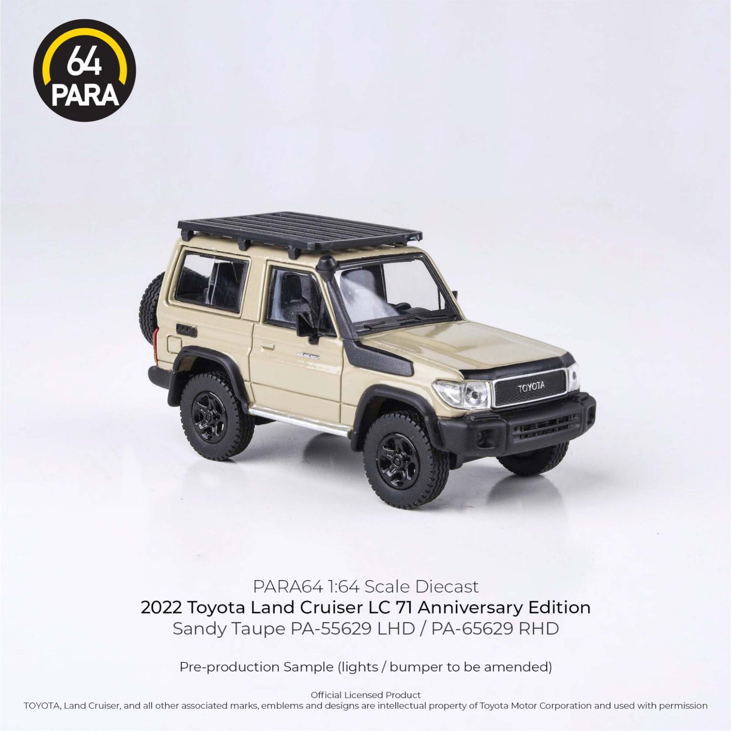 PARA64 - Pre-Order - 2022 Toyota Land Cruiser LC 71 Anniversary Edition - PA-55629 (LHD)