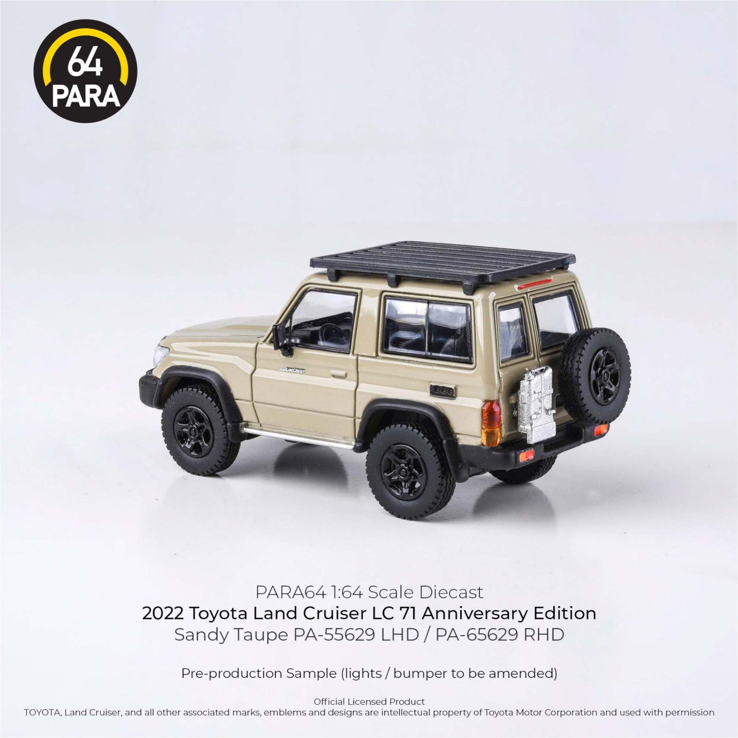 PARA64 - Pre-Order - 2022 Toyota Land Cruiser LC 71 Anniversary Edition - PA-55629 (LHD)