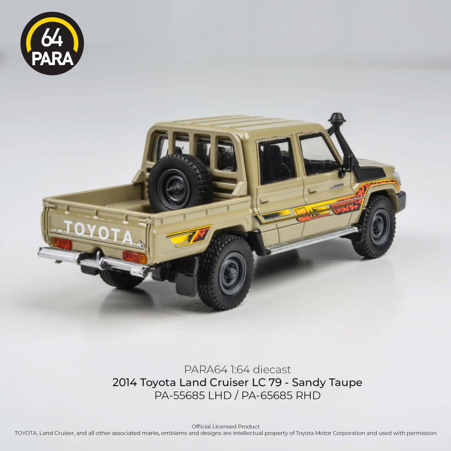 PARA64 - Pre-Order -  2014 Toyota Land Cruiser LC 79 - Sandy Taube - PA-55685 (LHD)