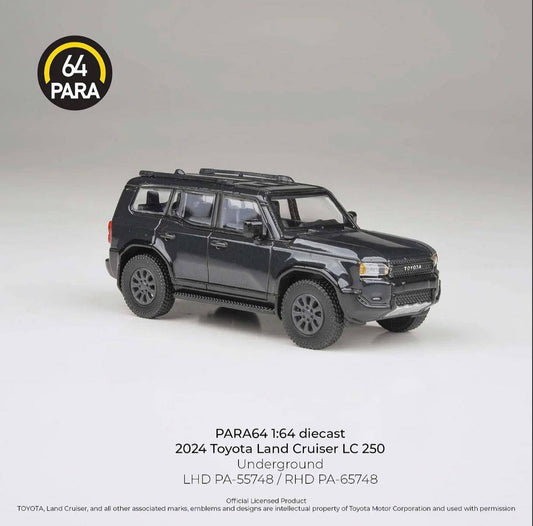 PARA64 - Pre-Order - Land Cruiser 250 Prado Underground, black - PA-55748 (LHD)