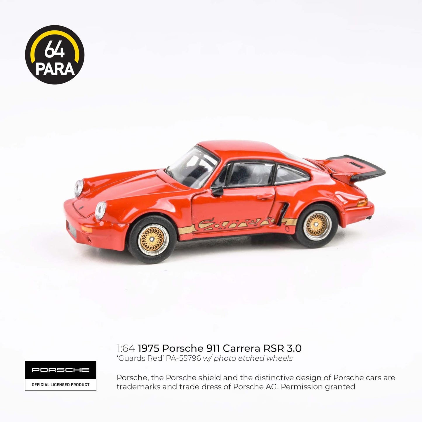 PARA64 - Porsche 911 Carerra RSR 3.0, Guards red - PA-55796 (LHD)