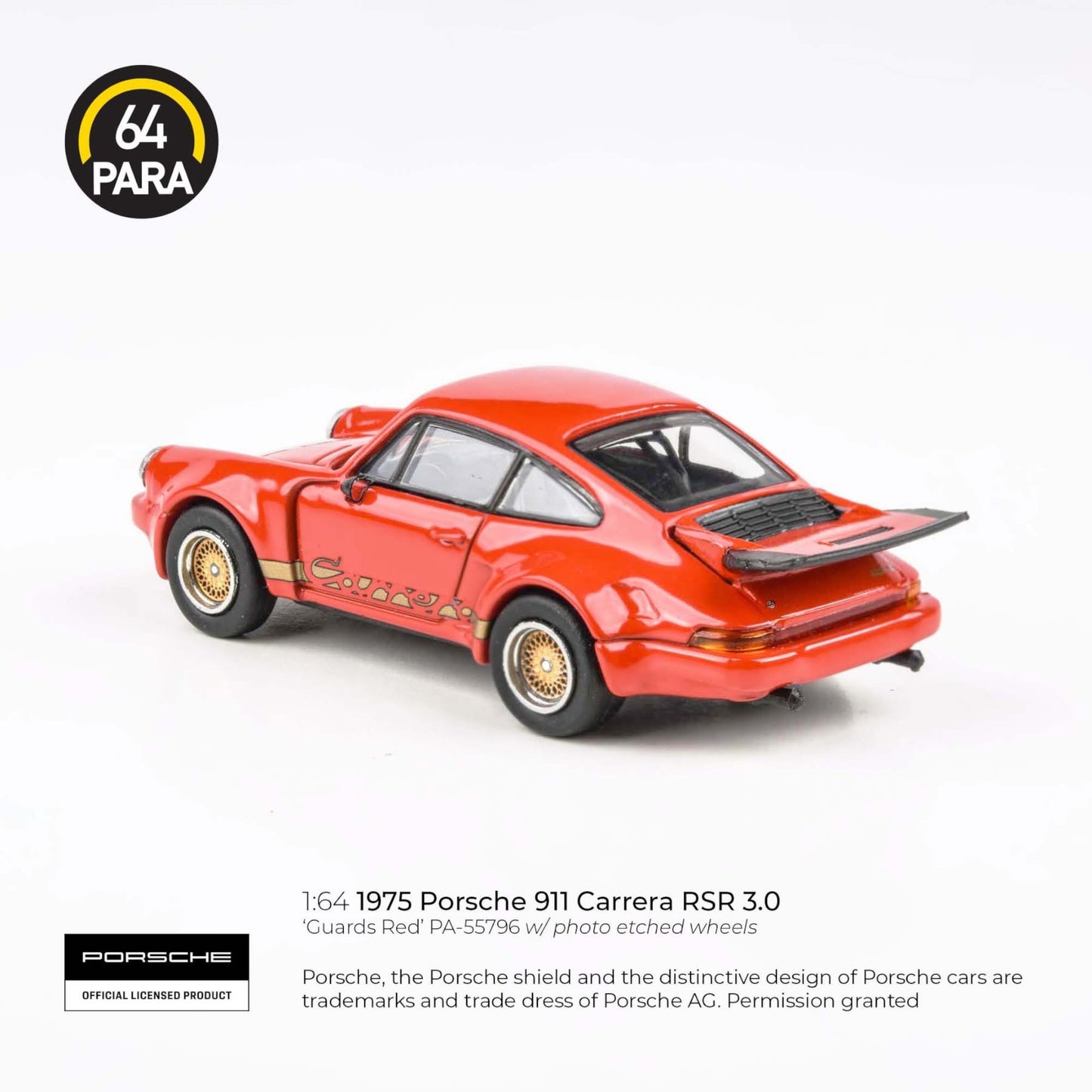 PARA64 - Porsche 911 Carerra RSR 3.0, Guards red - PA-55796 (LHD)