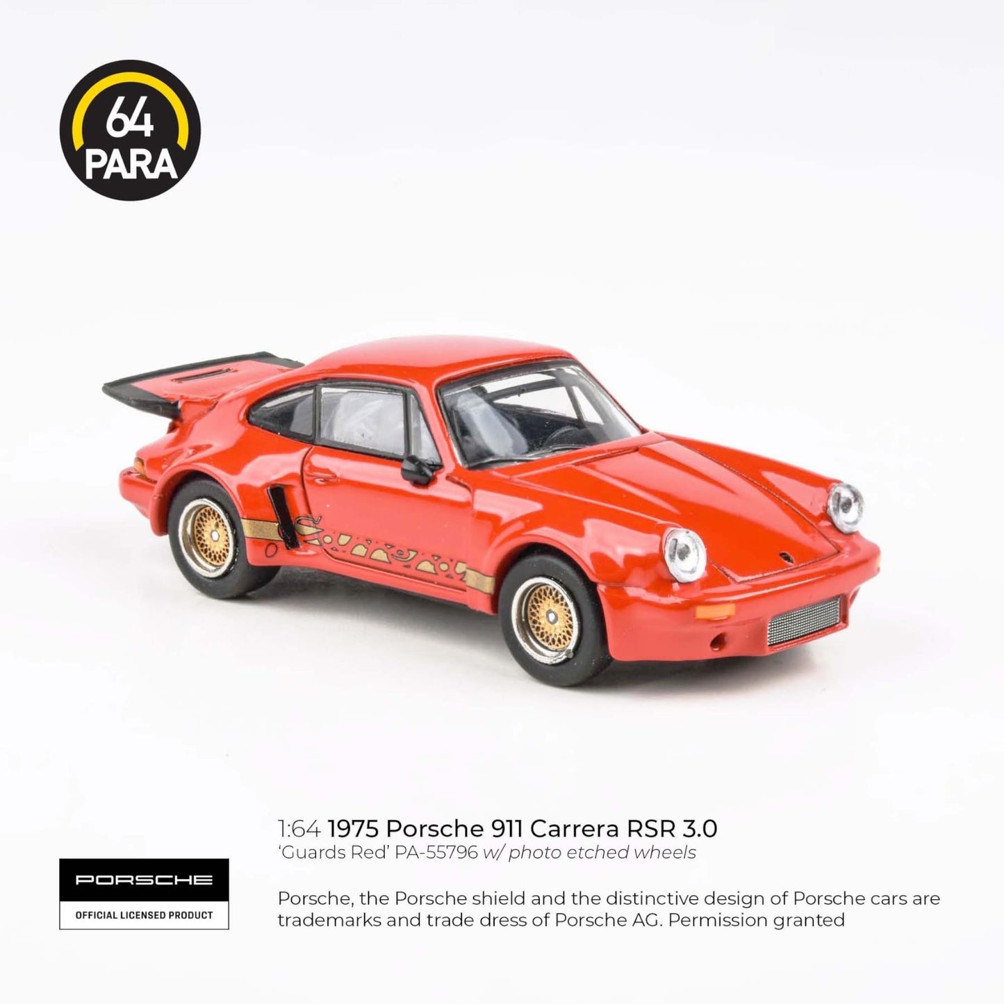 PARA64 - Porsche 911 Carerra RSR 3.0, Guards red - PA-55796 (LHD)