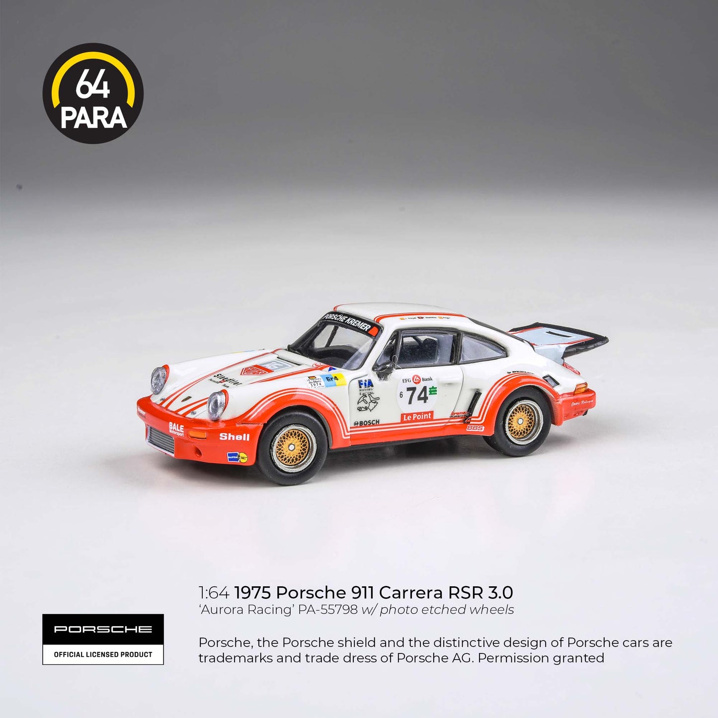 PARA64 - PORSCHE 911 CARRERA RSR 3.0 AURORA RACING - PA55798