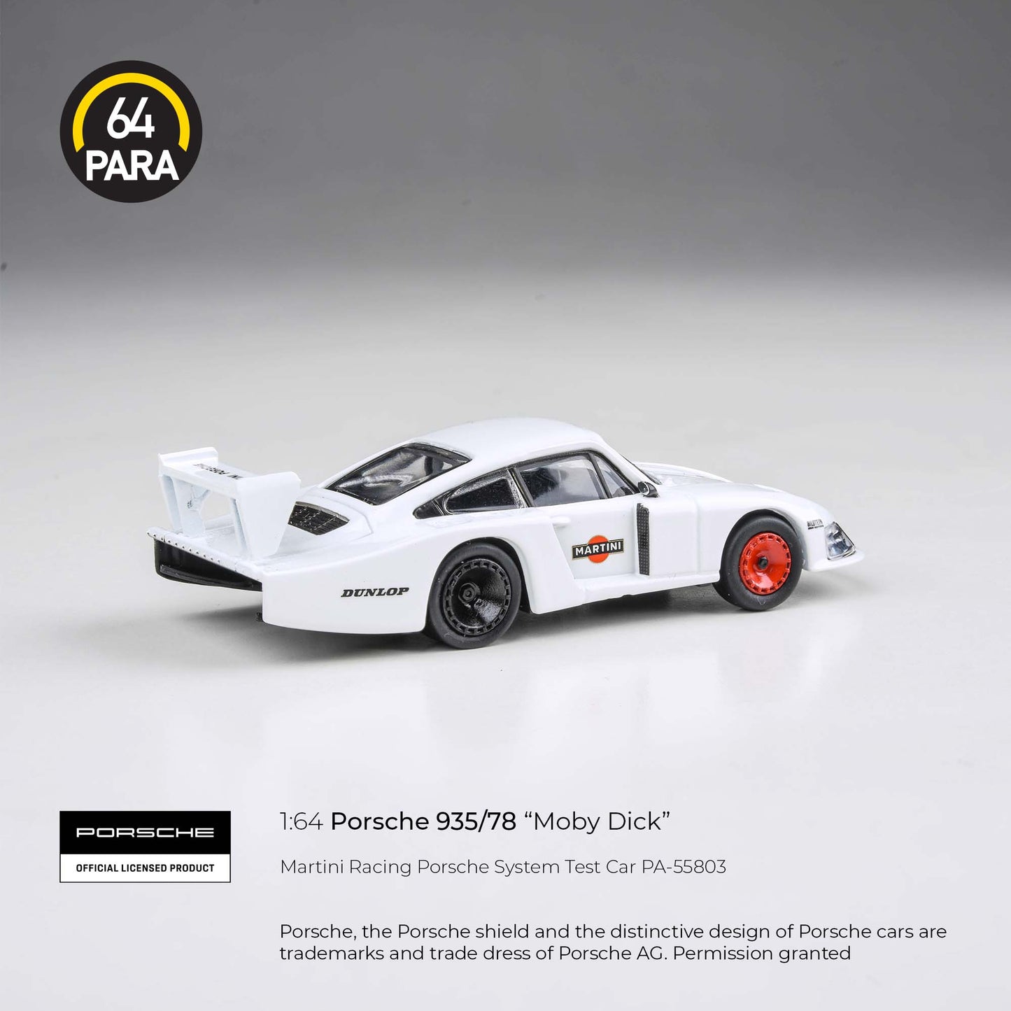 PARA64 - PORSCHE 935/78 "Moby Dick" MARTINI RACING PORSCHE SYSTEM TEST CAR - PA55803