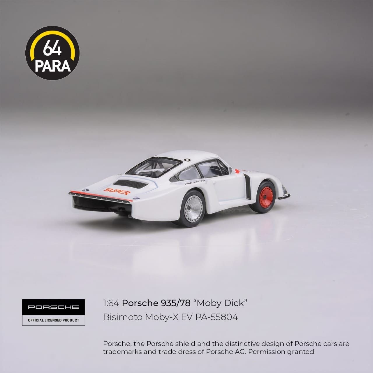 PARA64 - Pre-Order - Porsche 935/78 Moby Dick - Bisimoto Moby-X EV - PA-55804