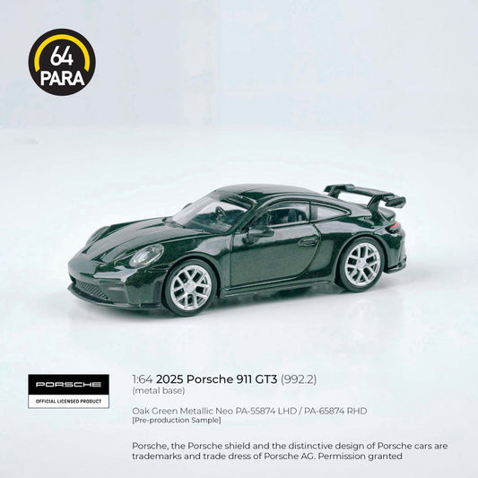 PARA64 - Pre-Order - 2025 Porsche 911 GT3 - Oak Green Metallic - PA-55874 (LHD) (Kopie)