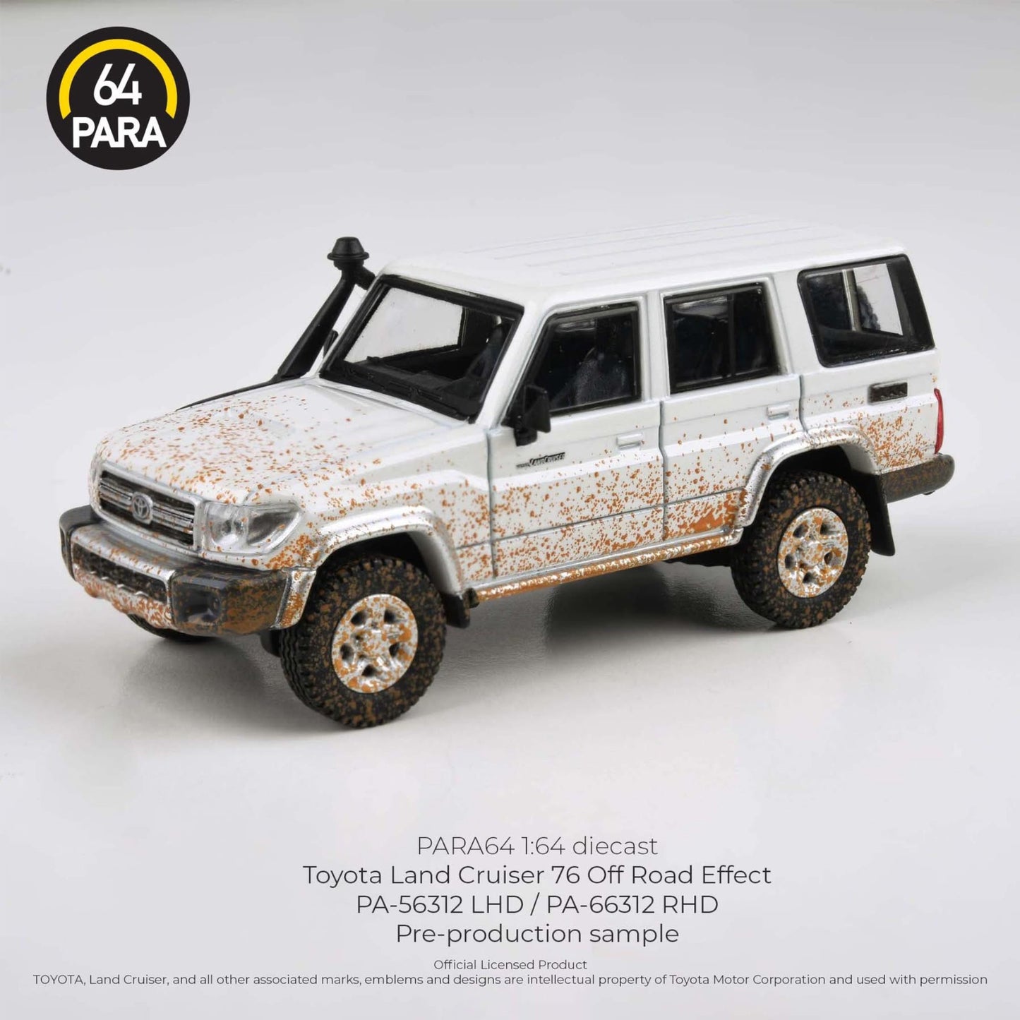 PARA64 - 2014 Toyota Land Cruiser LC 76 Off Road Effect, white - PA-56312 (LHD)
