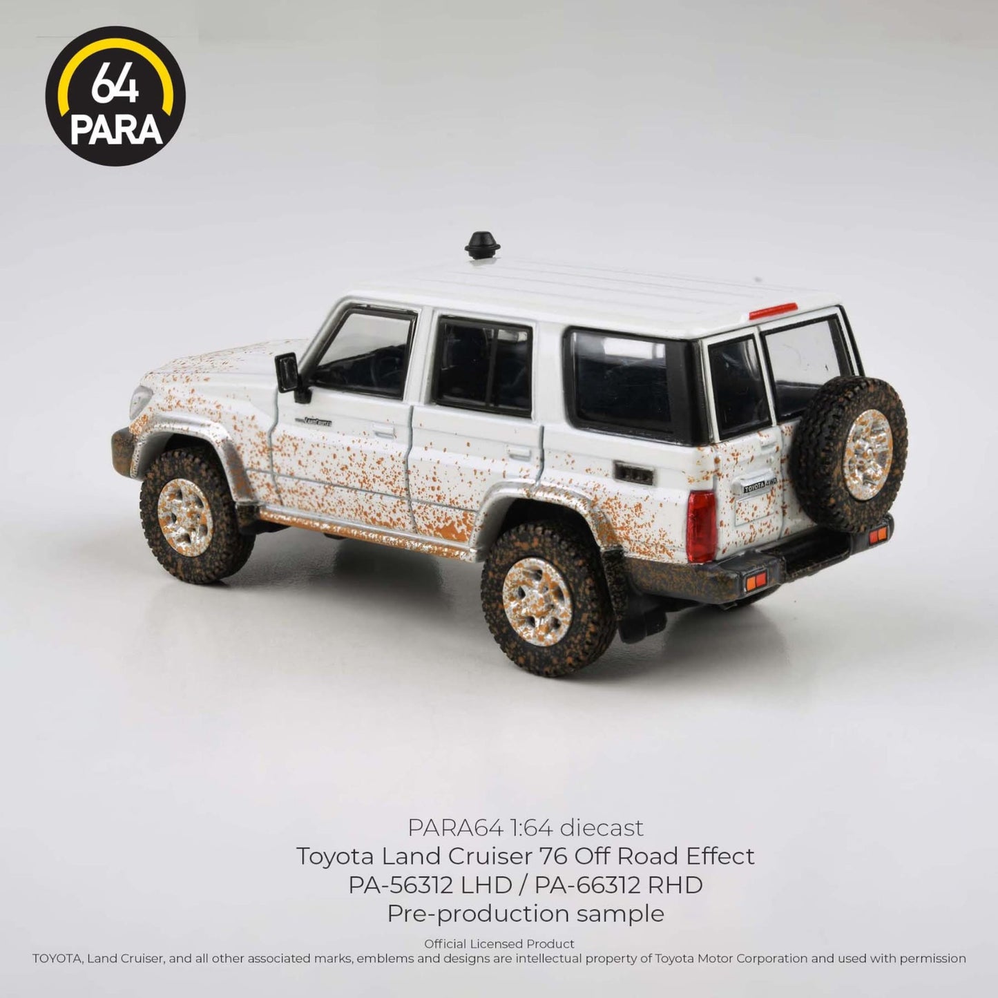 PARA64 - 2014 Toyota Land Cruiser LC 76 Off Road Effect, white - PA-56312 (LHD)