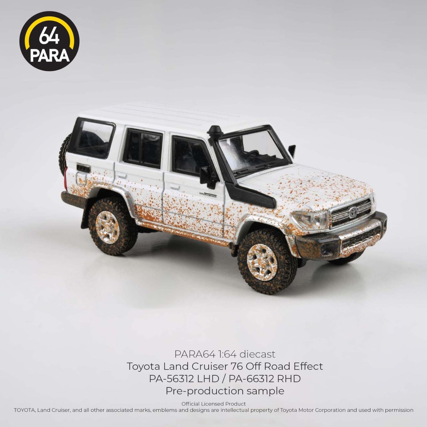 PARA64 - 2014 Toyota Land Cruiser LC 76 Off Road Effect, white - PA-56312 (LHD)